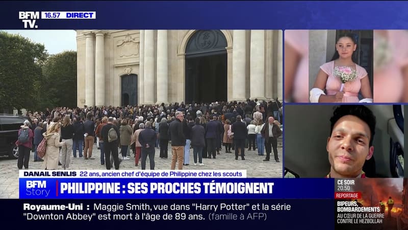 Obsèques de Philippine: C'était tellement émouvant, je voyais autour de moi les gens pleurer, témoigne Danail, ancien chef d'équipe de la jeune fille chez les scouts
