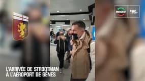 Mercato : L’arrivée de Strootman à l’aéroport de Gênes