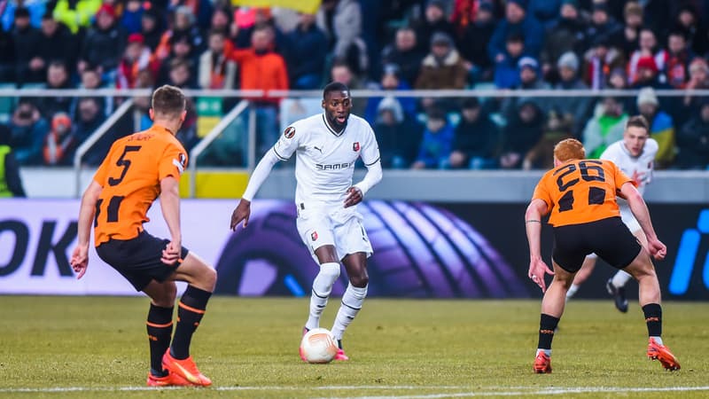 Ligue Europa: Rennes battu par le Shakhtar mais toujours dans le coup grâce à Toko Ekambi