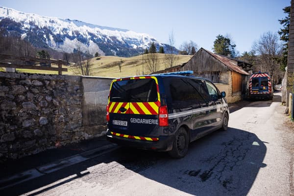 Un véhicule de gendarmerie au Vernet, le 2 avril 2024