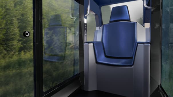 L'intérieur d'une capsule Hyperloop