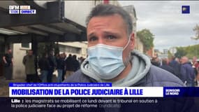 Mobilisation des fonctionnaires de la police judiciaire ce lundi à Lille