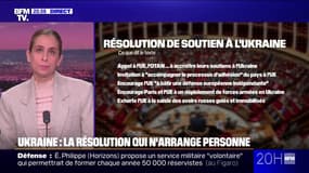 LE CHOIX D'ANNE-CHARLENE - Résolution parlementaire sur le soutien à l'Ukraine: le texte qui n'arrange personne