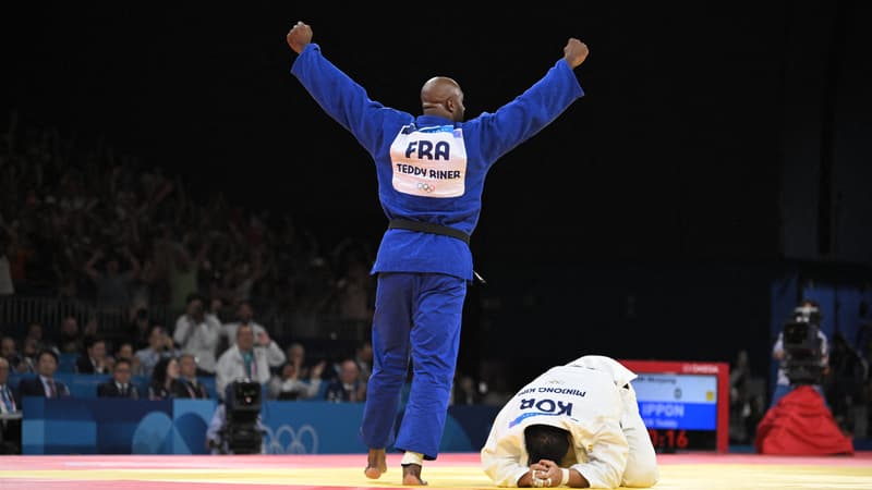 Teddy Riner sacré champion olympique pour la troisième fois, JO de Paris 2024, 2 août 2024