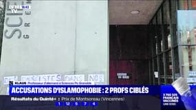Grenoble : les noms de deux professeurs accusés d'islamophobie sur les murs de l'IEP- 06/03