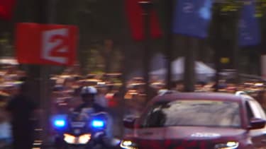 Le Kodiaq a paradé sur les Champs lors de la dernière étape du Tour.