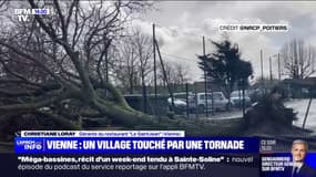 "C'était très impressionnant": une restauratrice témoigne de la tornade qui a touché un village dans la Vienne 