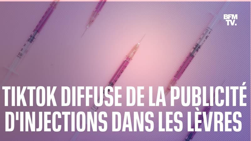 TikTok diffuse de la publicité pour des injections illégales dans les lèvres 
