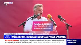 Fête de l'Humanité: nouvelle passe d'armes entre Jean-Luc Mélenchon et Fabien Roussel