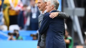 Didier Deschamps et Bert van Marwijk 