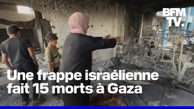 Gaza: une frappe israélienne fait au moins 15 morts dans une école transformée en refuge