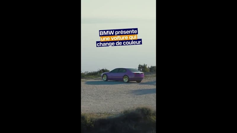BMW présente une voiture qui change de couleur