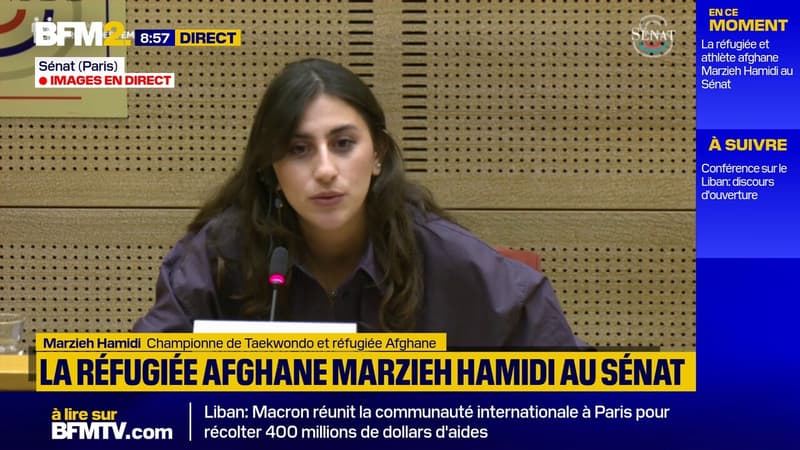 Marzieh Hamidi, réfugiée afghane sur les talibans: 