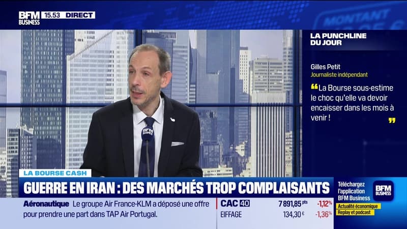 La bourse cash : "La Bourse sous-estime le choc qu'elle va devoir encaisser dans les mois à venir" - 02/04