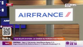 Taxe sur les billets d'avion: "Irresponsable" selon le patron d'Air France 