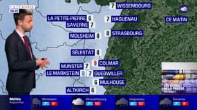 Météo Alsace: de la pluie et des nuages ce mercredi, jusqu'à 10 à Colmar et à Strasbourg