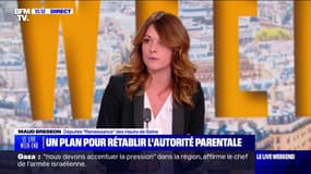 Plan pour rétablir l'autorité parentale: "On responsabilise les parents", déclare Maud Bregeon (Renaissance)