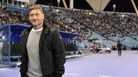 Francesco Totti avant la Supercoupe d'Italie, le 18 janvier 2023