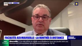 Cours à distance à l'Université Aix-Marseille: "on espère que ça ne concerna que 15 jours", explique Eric Berton 