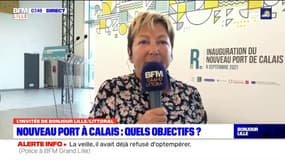 Calais: selon Natacha Bouchart, les quais du port "n'étaient plus assez longs"