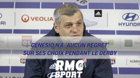 Genesio n'a "aucun regret" sur ses choix pendant le derby
