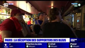 Paris: les supporters des bleus déçus après l'élimination en huitièmes de finale