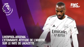Liverpool-Arsenal : L'étonnante attitude de l'arbitre sur le raté de Lacazette