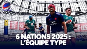 6 Nations 2025 : L'équipe type du tournoi avec 4 Français