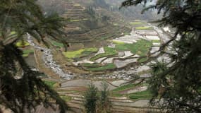 Un village dans la province de Guizhou, une des provinces les plus pauvres de la Chine.