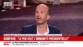 "Marine Le Pen fait peser une épée de Damoclès sur cette élection présidentielle", estime Manuel Bompard, coordinateur de La France insoumise