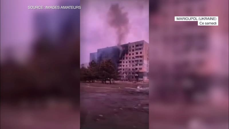 Des images amateurs tournées à Marioupol, samedi 5 mars 2022, et diffusées sur le réseau social TikTok