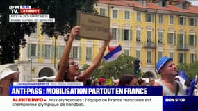 Manifestations contre le pass sanitaire: au moins 15.000 à 20.000 personnes présentes à Nice, selon la police