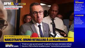 Narcotrafic: "C'est une guerre que nous allons mener", lance Bruno Retailleau en Martinique