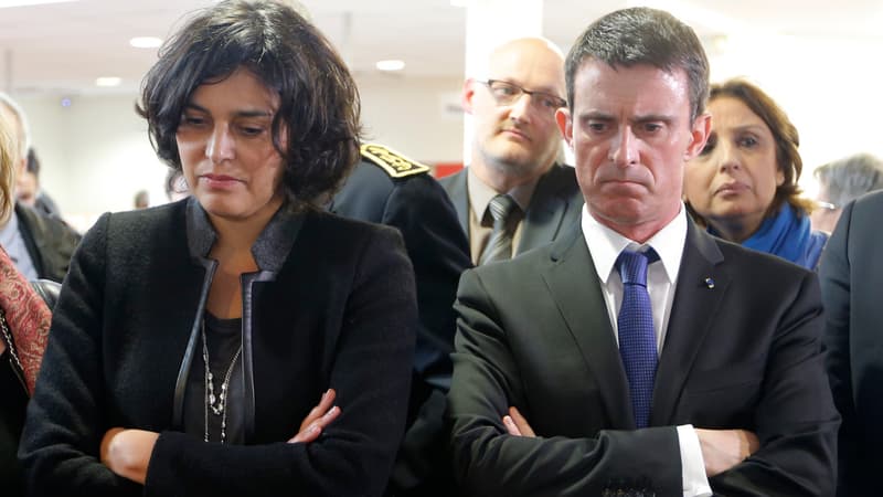 Myriam El Khomri et Manuel Valls, le 22 février 2016