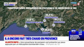 Canicule: 41,1°C recensés ce mercredi à Aix-en-Provence