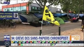 Val-de-Marne: les travailleurs sans-papiers de Chronopost en grève depuis deux mois