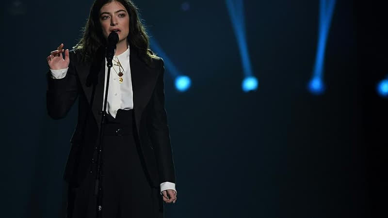 La chanteuse Lorde, lors des Grammy Awards, le 27 janvier 2018.
