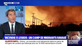 Des milliers de migrants sans-abri après un gigantesque incendie dans le camp de Lesbos, en Grèce