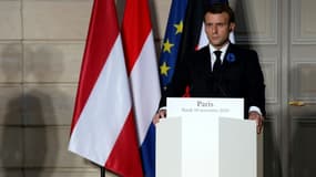 Le président Emmanuel Macron, à Paris, le 10 novembre 2020