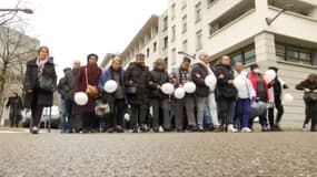 Une marche blanche était organisée ce jeudi en hommage aux victimes de l'incendie de Vaulx-en-Velin.