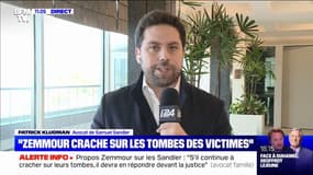 L'avocat de Samuel Sander répond à Zemmour: "Même le nom des victimes, le polémiste l'aura souillé"