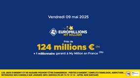 FDJ : Profitez de la cagnotte Euromillions du 9 mai 2025 pour tenter de gagner 124 millions d'euros 