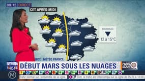 Météo Paris Île-de-France du 1er mars: Temps nuageux et pluvieux