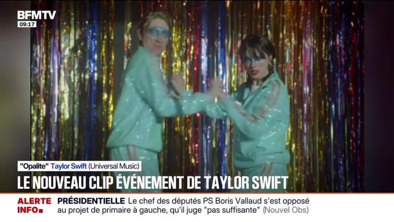 La chanteuse américaine Taylor Swift sort en exclusivité sur Spotify et Apple Music son nouveau clip, "Opalite"