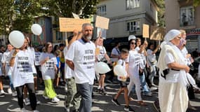La marche blanche pour Zied à Nice ce dimanche 18 septembre 2022.