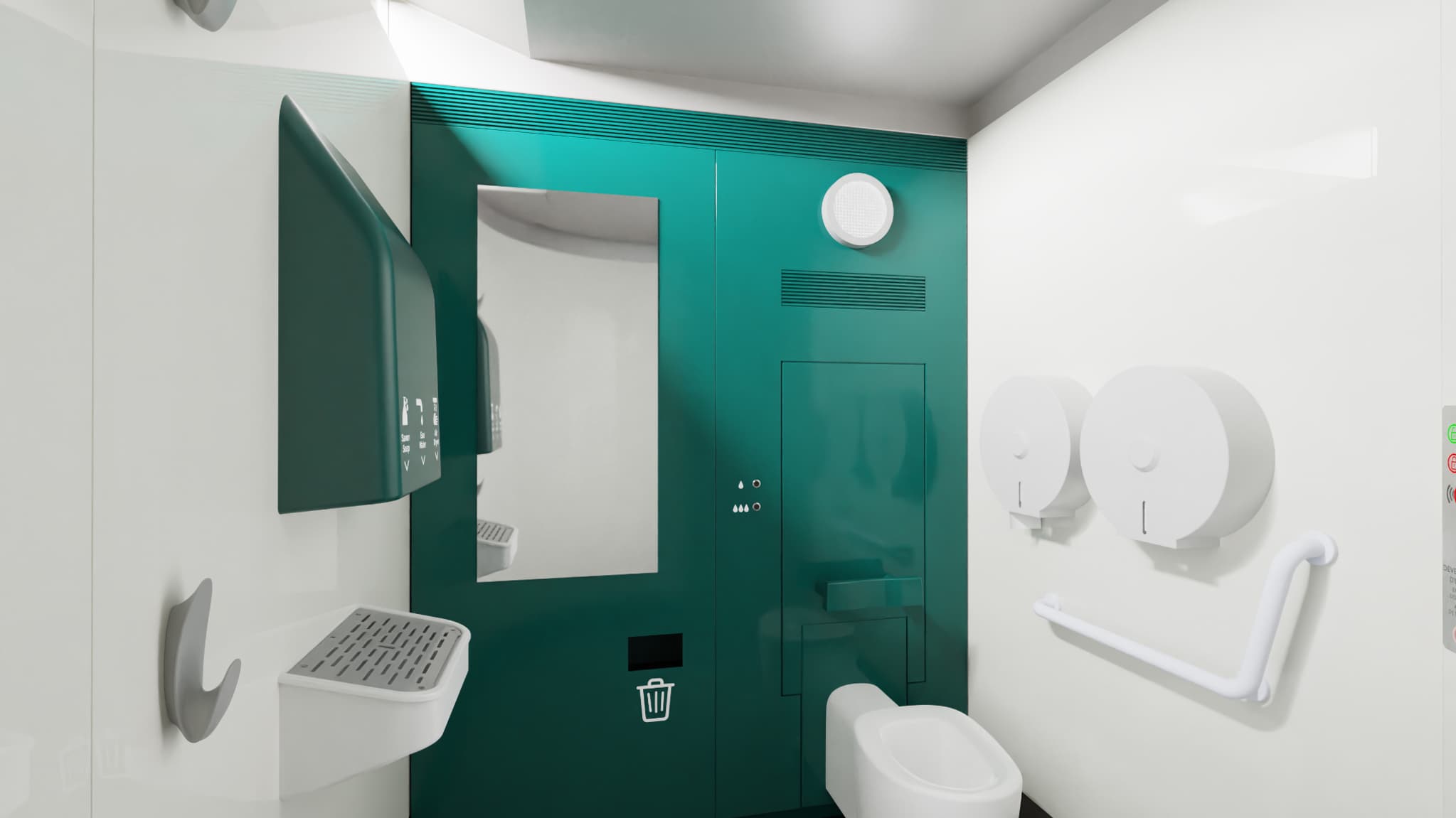 Le futur intérieur des nouveaux sanitaires publics Le futur intérieur des nouveaux sanitaires publics