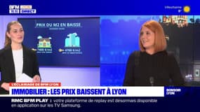 L'éclairage de BFM Lyon: les prix de l'immobilier baissent à Lyon