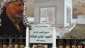 La tombe de Yasser Arafat à Ramallah, en Cisjordanie