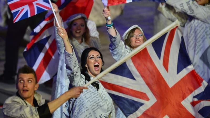 La croissance britannique a été 2,6% en 2014 (image d'illustration: photo d'artistes défilant lors des jeux olympiques en 2012).