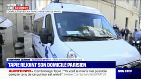 Les époux Tapie rejoignent leur domicile parisien